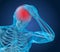 Head pain Attack, man suffering from brain pain