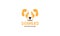 Head pets dog sad logo vector symbol icon design graphic illustration
