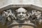 Head of pillar designed by jan matejko on cloth hall on main market square in cracow in poland