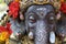 Head shot of colorful Ganesha statue
