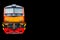 Head train hauled diesel electric locomotive with isolated