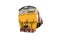 Head train hauled diesel electric locomotive with isolated white