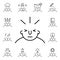 Headache on mind icon. Detailed set of what is in your mind icons. Premium quality graphic design. One of the collection icons for