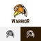 Headband Eagle Hawk Warrior Game Cartoon Character Logo