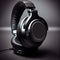 Headfone audio black chrome