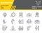 Headhunting line icon set, head hunting collection, vector graphics, logo illustrations, recruitment vector icons