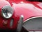 Headlamp and grille of a rare Vintage AC Cobra Sports Car on display at the Annual Hebden Bridge Vintage Weekend Vehicle Show