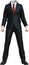 Headless Businessman, Business Suit, Isolated