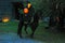 The headless horseman in Sleepy Hollow, New York