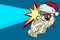 Headlights Car Santa Claus Christmas character