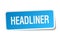 headliner sticker