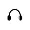 headphones icon. Element of music icon. Premium quality graphic design icon. Signs and symbols collection icon for websites, web d