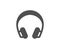 Headphones simple icon. Music listening sign.