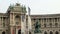 Headquarters of OSCE in Europe Vienna, flags waving organization