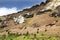 Heads of maoi on Rano Raruku mountain