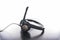 Headset Headphones Padded Ergonomic Black Plastic Modern Bright Work Desk