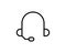 Headset Icon. Professional, pixel perfect icons optimized for both large and small resolutions. EPS 10 format
