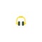 Headset music icon design very creative