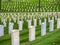 Headstones at Marietta National Cemetery, Marietta, GA.