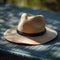 Headwear for summer chic Straw hat and fedora in perfect harmony