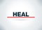 Heal Abstract Flat Background Design Illustration