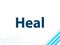 Heal Modern Flat Design Blue Abstract Background