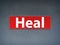 Heal Red Banner Abstract Background