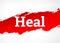 Heal Red Brush Abstract Background Illustration