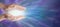 Healing hands and blue energy website banner