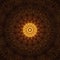 Healing Mandala Pattern Decorative Gold Yellow Brown Mind Heart Luxury