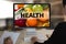 Health balance application food doctor hand working Fresh Food H