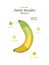 Health benefits of banana ,hand draw vector.