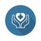 Health Care Center Icon. Flat Design