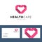 Health care vector logo template