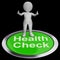 Health Check Button Shows Medical Condition Examinations