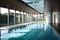 Health club with indoor pool, ideal for wellness created with Generative AI
