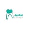 Health Dent Logo design vector template linear style