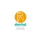 Health Dent Logo design vector template linear style