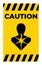 Health Hazard Symbol Label,Longer Term Health Hazard,GHS Hazard Pictogram