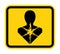 Health Hazard Symbol Label,Longer Term Health Hazard,GHS Hazard Pictogram