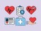 health icon set