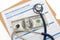 Health insurance claim and cash