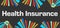 Health Insurance Dark Colorful Elements Background