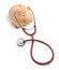 Health Insurance Piggy Bank Stethoscope