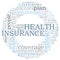 Health insurance word cloud