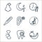 health line icons. linear set. quality vector line set such as fruit, tooth hygiene, human bones, alcohol prohibition, deaf,