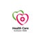 health logo design template. health heart logo illustration template. medical icon design