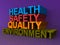 Health safety quality and environment