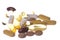 Health Supplements Macro Isolated