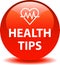 Health tips button